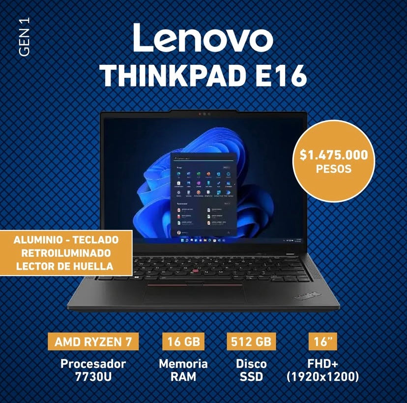 LENOVO THINKPAD E16 GEN 1