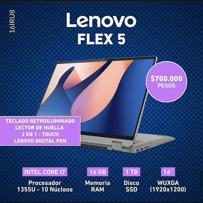 LENOVO FLEX 5 16IRU8