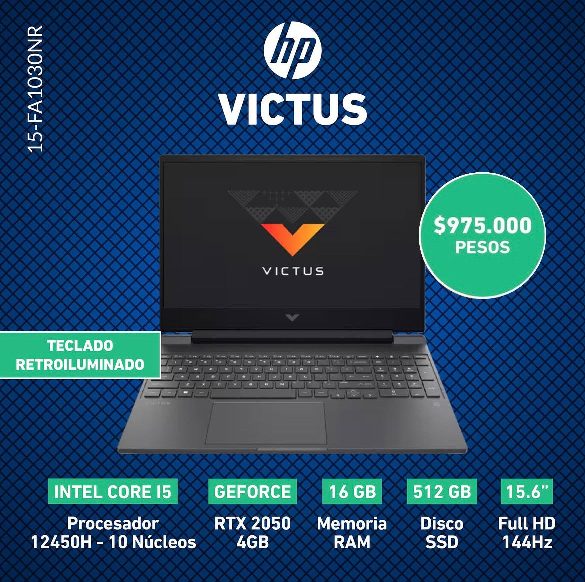 HP VICTUS 15-FA1030NR