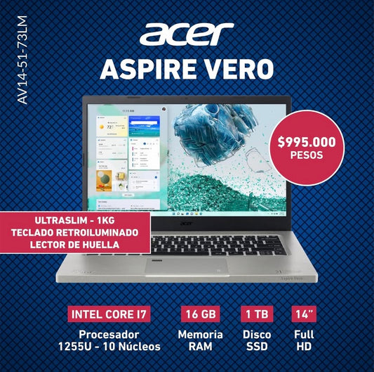 ACER ASPIRE VERO AV14-51-73LM