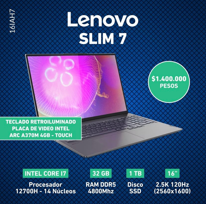 LENOVO SLIM 7 16IAH7