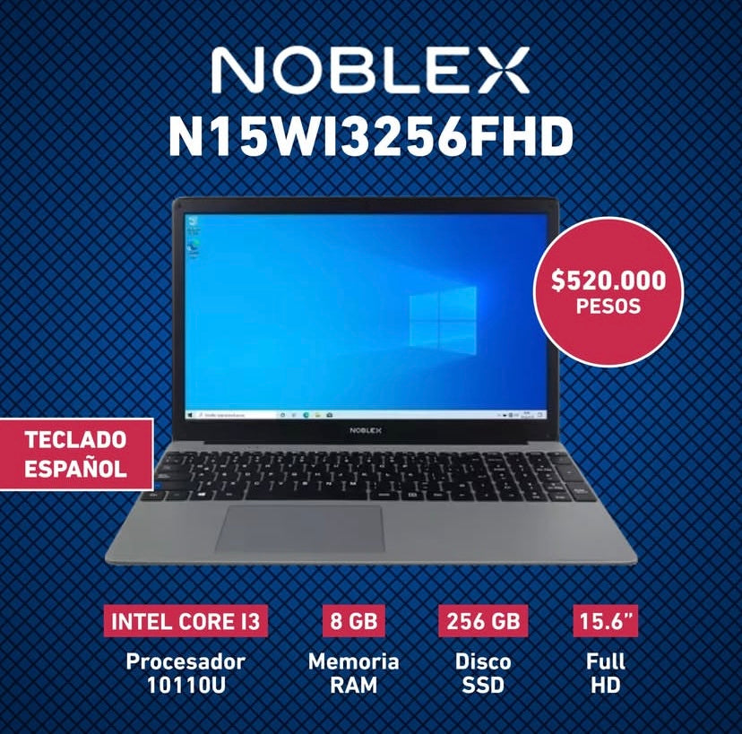 NOTEBOOK NOBLEX N15WI3256FHD