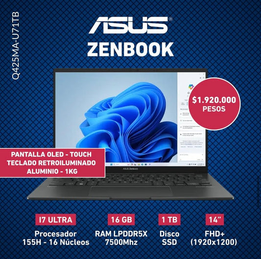 ASUS ZENBOOK Q425MA-U71TB