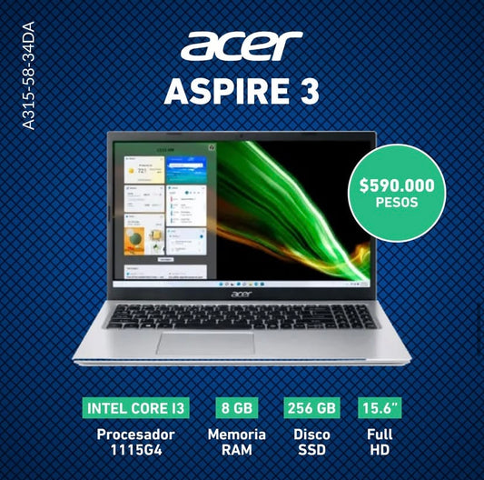 ACER ASPIRE 3 A315-58-34DA