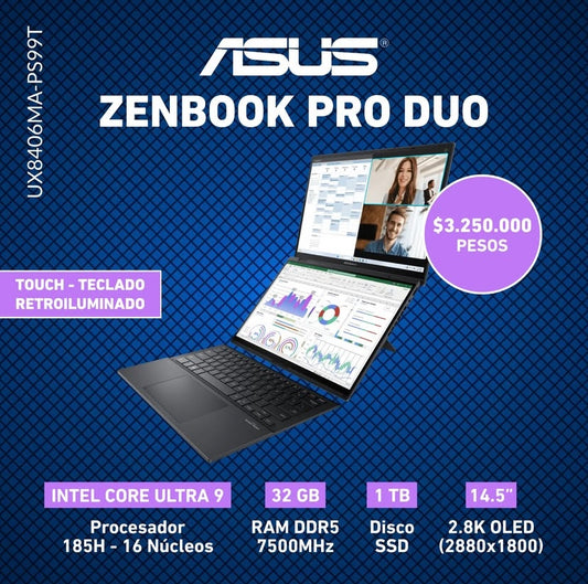 ASUS ZENBOOK PRO DUO UX8406MA-PS99T